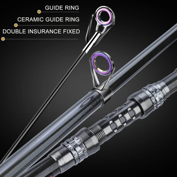 1.8M Telescopic Fishing Rod Spinning Reel - Image 2