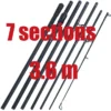 3.0M/ 3.6M 6/7 Sections Carp Fishing Rod Feeder Hard Carbon Fiber Fishing Rod Travel Fishing Pole Fishing Tackle - Image 8