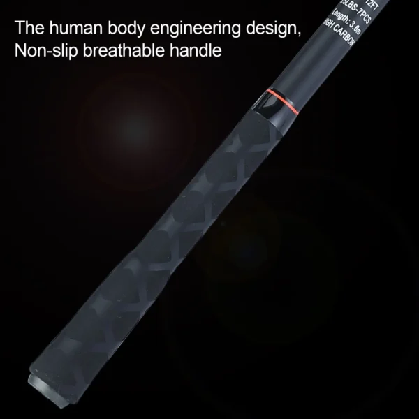 3m 3.6m Carp Fishing Rod Top Quality Carbon Fiber 3.5LB Portable 6/7 Sections Spinning Feeder Rod for Freshwater - Image 5