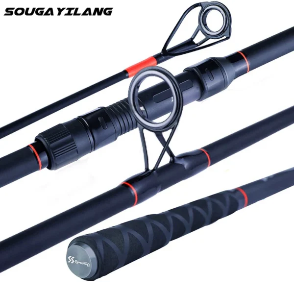 3m 3.6m Carp Fishing Rod Top Quality Carbon Fiber 3.5LB Portable 6/7 Sections Spinning Feeder Rod for Freshwater