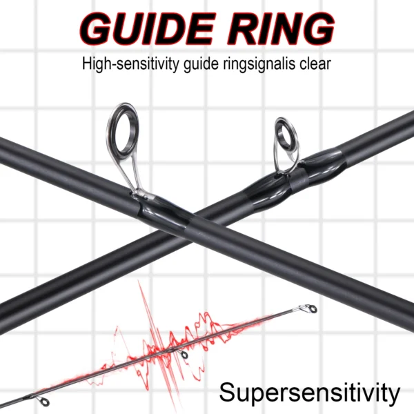 1.8~2.1m Carbon Fiber Spinning Casting Lure Rod - Image 3