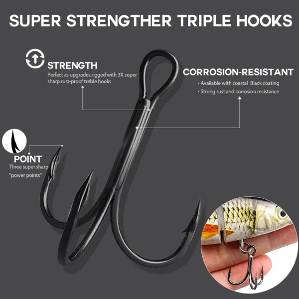 10/14cm Sinking Wobblers Fishing Lures Jointed Crankbait Swimbait 8 Segment Hard Artificial Bait For Fishing Tackle Lure - Image 3