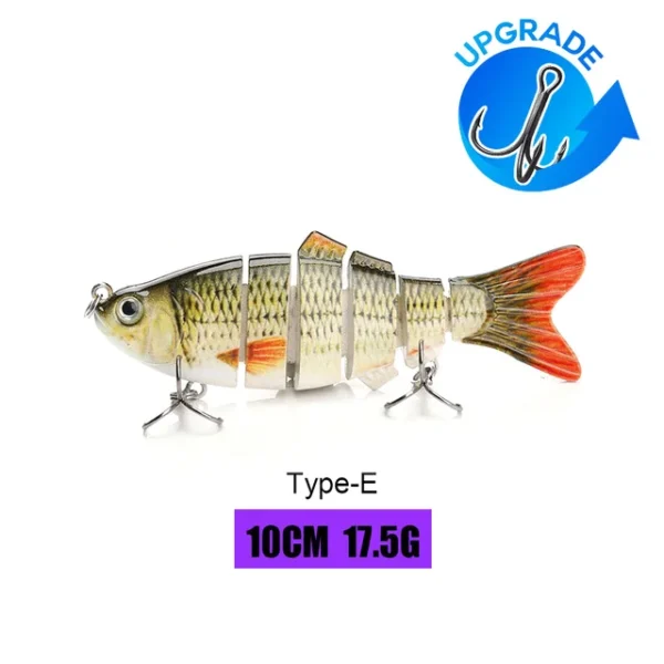 10/14cm Sinking Wobblers Fishing Lures Jointed Crankbait Swimbait 8 Segment Hard Artificial Bait For Fishing Tackle Lure - Image 26