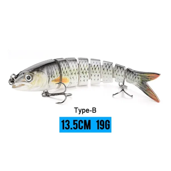 10/14cm Sinking Wobblers Fishing Lures Jointed Crankbait Swimbait 8 Segment Hard Artificial Bait For Fishing Tackle Lure - Image 9
