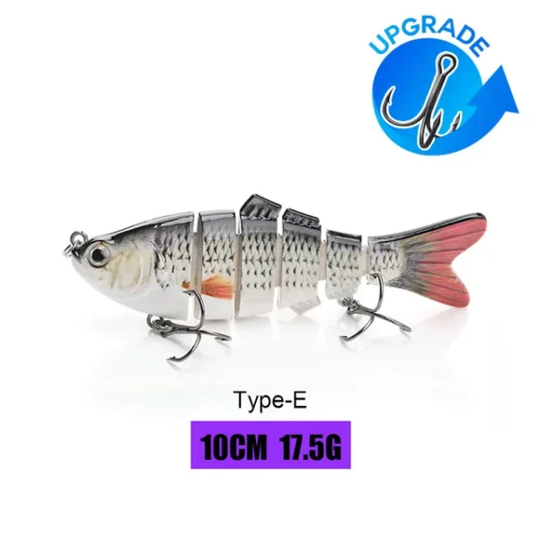 10/14cm Sinking Wobblers Fishing Lures Jointed Crankbait Swimbait 8 Segment Hard Artificial Bait For Fishing Tackle Lure - Image 27