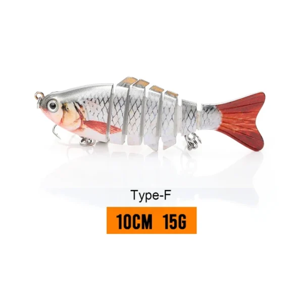 10/14cm Sinking Wobblers Fishing Lures Jointed Crankbait Swimbait 8 Segment Hard Artificial Bait For Fishing Tackle Lure - Image 28