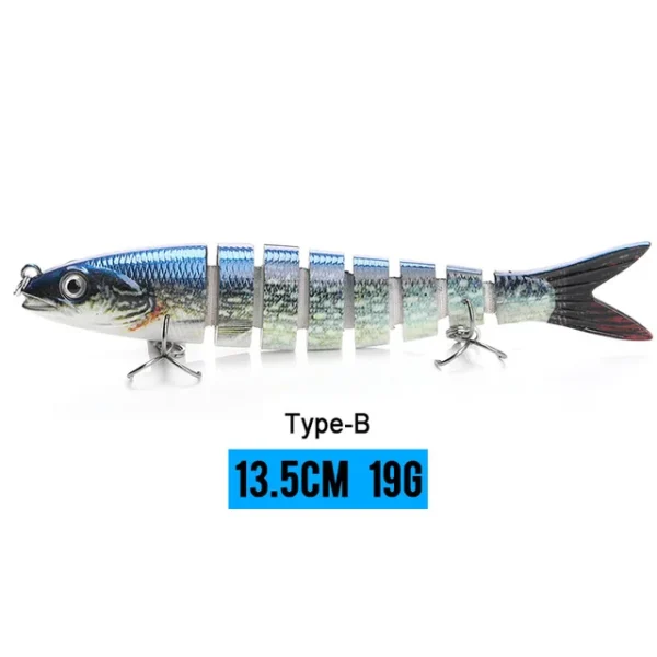 10/14cm Sinking Wobblers Fishing Lures Jointed Crankbait Swimbait 8 Segment Hard Artificial Bait For Fishing Tackle Lure - Image 29