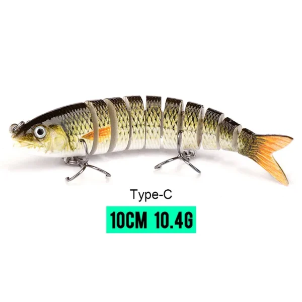 10/14cm Sinking Wobblers Fishing Lures Jointed Crankbait Swimbait 8 Segment Hard Artificial Bait For Fishing Tackle Lure - Image 30