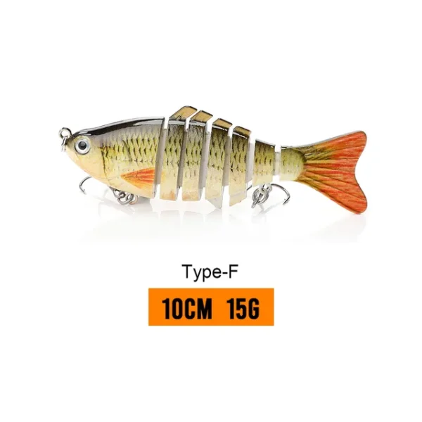 10/14cm Sinking Wobblers Fishing Lures Jointed Crankbait Swimbait 8 Segment Hard Artificial Bait For Fishing Tackle Lure - Image 31