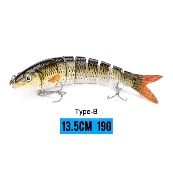 10/14cm Sinking Wobblers Fishing Lures Jointed Crankbait Swimbait 8 Segment Hard Artificial Bait For Fishing Tackle Lure - Image 10