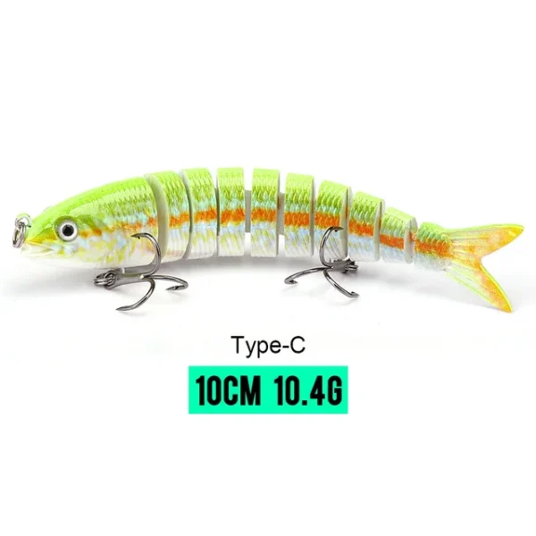 10/14cm Sinking Wobblers Fishing Lures Jointed Crankbait Swimbait 8 Segment Hard Artificial Bait For Fishing Tackle Lure - Image 39