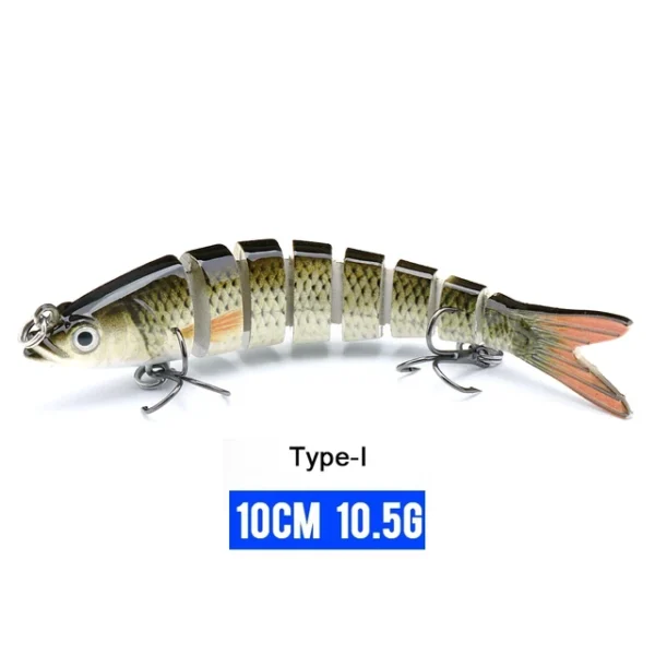 10/14cm Sinking Wobblers Fishing Lures Jointed Crankbait Swimbait 8 Segment Hard Artificial Bait For Fishing Tackle Lure - Image 41