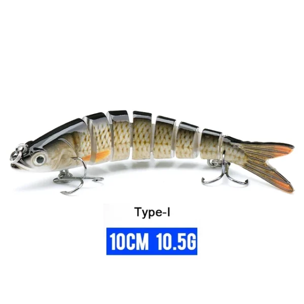 10/14cm Sinking Wobblers Fishing Lures Jointed Crankbait Swimbait 8 Segment Hard Artificial Bait For Fishing Tackle Lure - Image 42