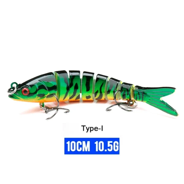 10/14cm Sinking Wobblers Fishing Lures Jointed Crankbait Swimbait 8 Segment Hard Artificial Bait For Fishing Tackle Lure - Image 43