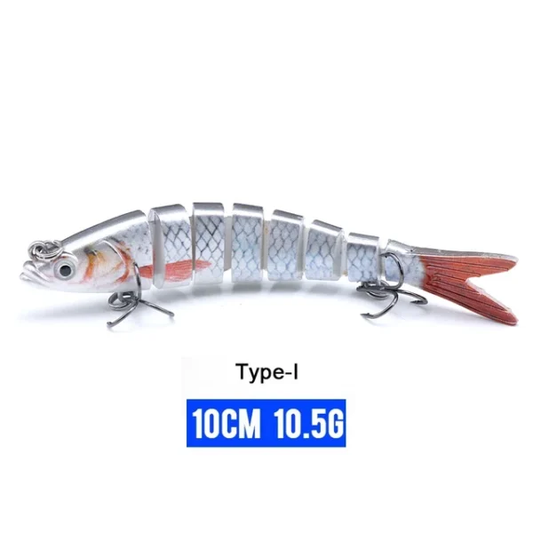 10/14cm Sinking Wobblers Fishing Lures Jointed Crankbait Swimbait 8 Segment Hard Artificial Bait For Fishing Tackle Lure - Image 44
