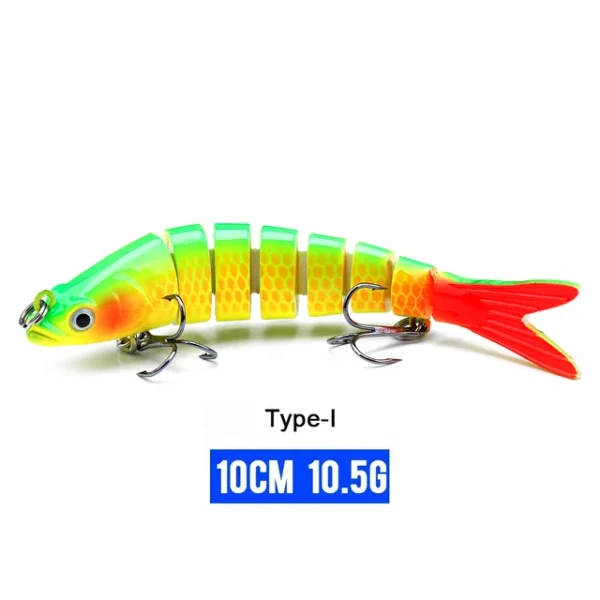10/14cm Sinking Wobblers Fishing Lures Jointed Crankbait Swimbait 8 Segment Hard Artificial Bait For Fishing Tackle Lure - Image 45