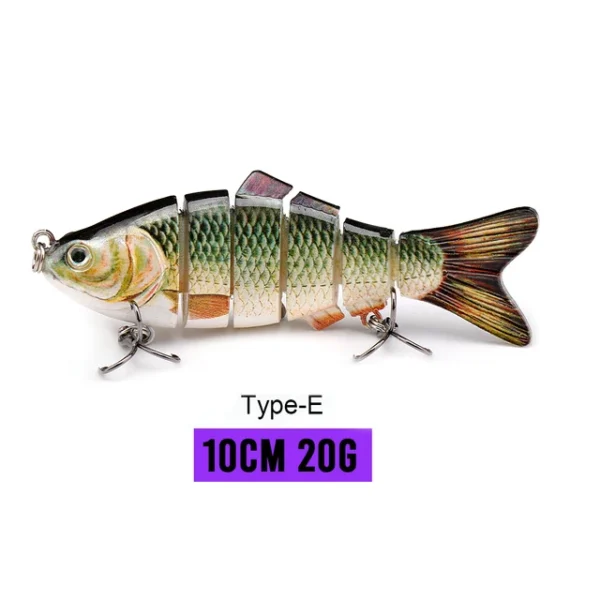 10/14cm Sinking Wobblers Fishing Lures Jointed Crankbait Swimbait 8 Segment Hard Artificial Bait For Fishing Tackle Lure - Image 50