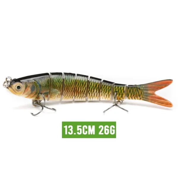 10/14cm Sinking Wobblers Fishing Lures Jointed Crankbait Swimbait 8 Segment Hard Artificial Bait For Fishing Tackle Lure - Image 54