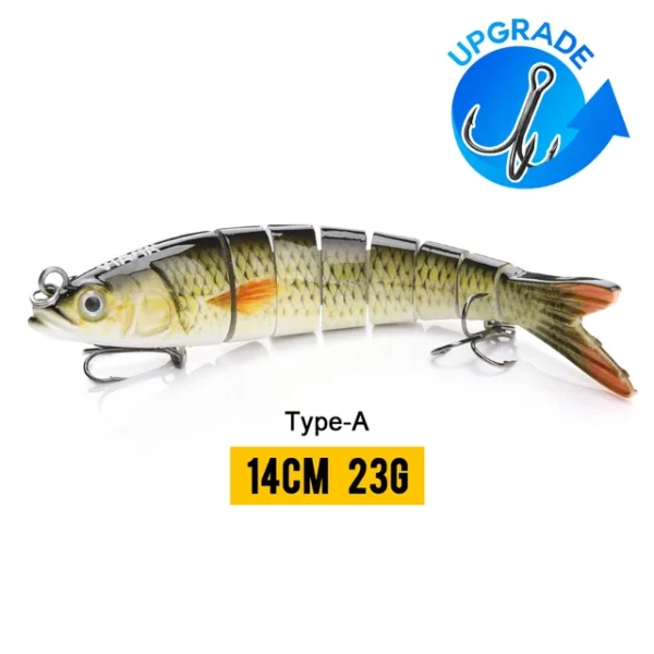 10/14cm Sinking Wobblers Fishing Lures Jointed Crankbait Swimbait 8 Segment Hard Artificial Bait For Fishing Tackle Lure - Image 7