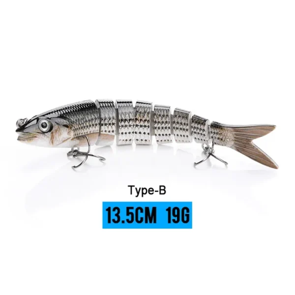 10/14cm Sinking Wobblers Fishing Lures Jointed Crankbait Swimbait 8 Segment Hard Artificial Bait For Fishing Tackle Lure - Image 14