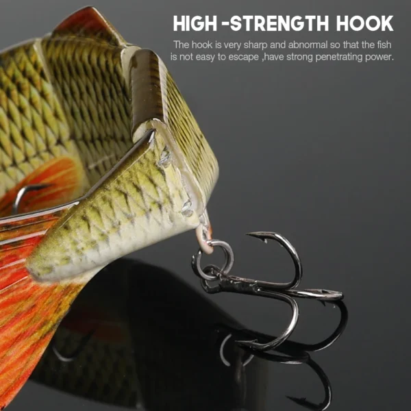 12cm 16g Lifelike 4 Segments Joint Bait Artificial Fishing Lure Sinking Wobblers For Pike Swimbait Crankbaits Fishing - Image 6