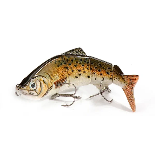 12cm 16g Lifelike 4 Segments Joint Bait Artificial Fishing Lure Sinking Wobblers For Pike Swimbait Crankbaits Fishing - Image 13