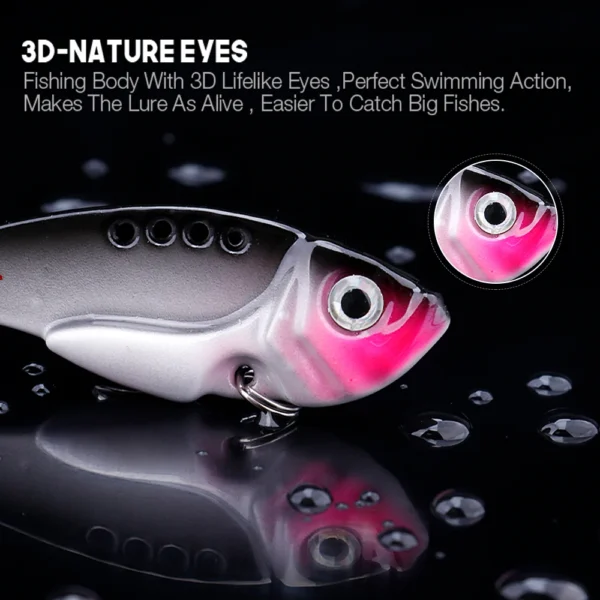 Metal VIB 3g/7g/10g/15g Fishing Lures Vibration Spoon Crankbaits Sinking Wobbler Swimbait Ice Jigs Artificial Bait Tackle - Image 4