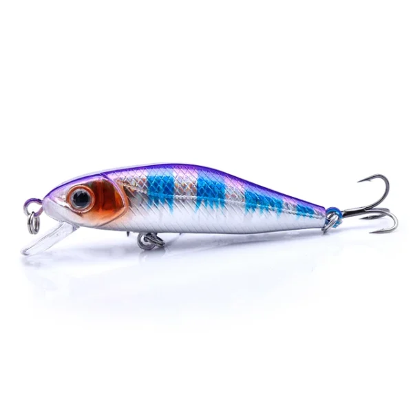 Mini Floating Minnow Wobbler Fishing Lure 6cm 5g Trout Artificial Plastic Hard Bait 3D Eyes Crankbait Bass Fishing Tackle - Image 9