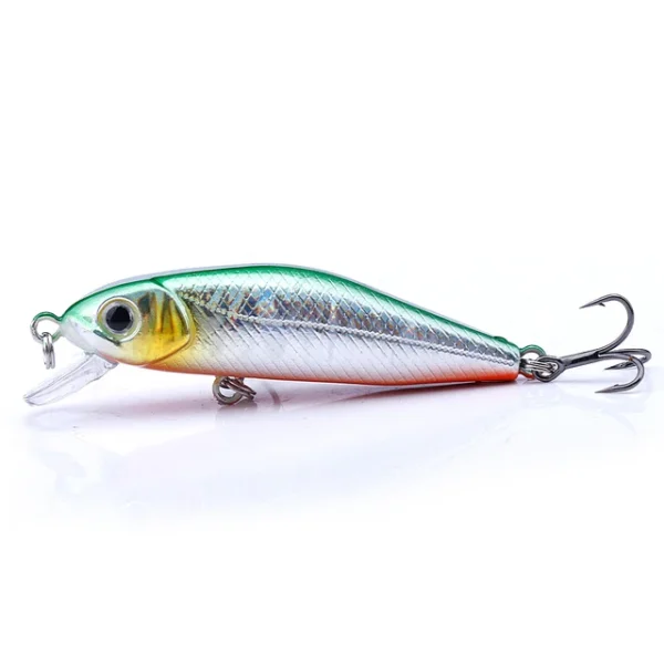 Mini Floating Minnow Wobbler Fishing Lure 6cm 5g Trout Artificial Plastic Hard Bait 3D Eyes Crankbait Bass Fishing Tackle - Image 7