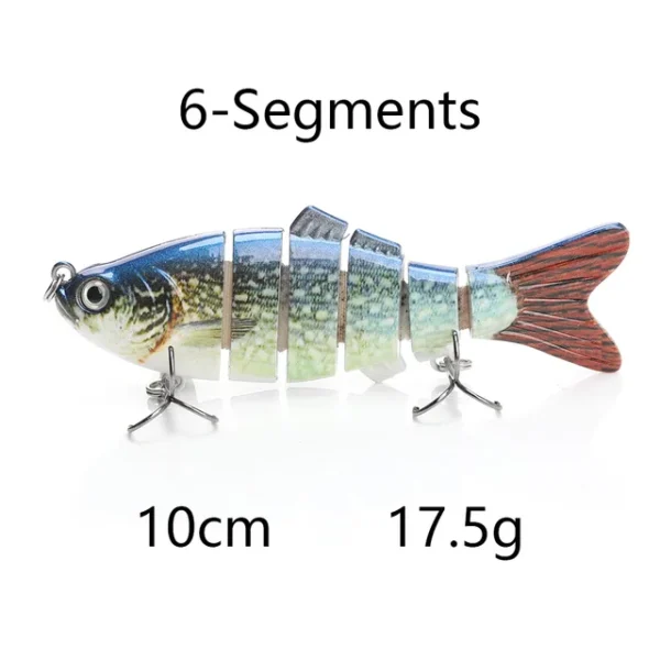 Sinking Wobblers for Pike 8cm/10cm Swimbait Jointed Lures for Fishing Artificial Bait Hard Crankbaits Fishing Lure Tackle - Image 18