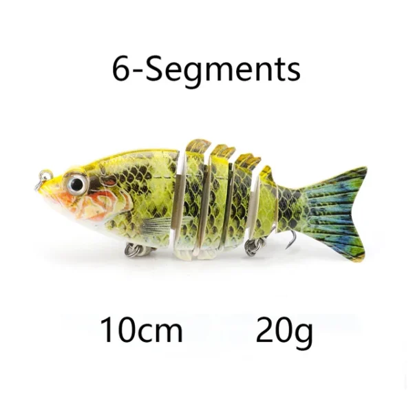 Sinking Wobblers for Pike 8cm/10cm Swimbait Jointed Lures for Fishing Artificial Bait Hard Crankbaits Fishing Lure Tackle - Image 24