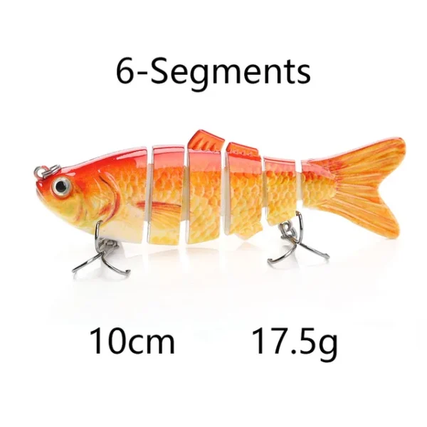 Sinking Wobblers for Pike 8cm/10cm Swimbait Jointed Lures for Fishing Artificial Bait Hard Crankbaits Fishing Lure Tackle - Image 9