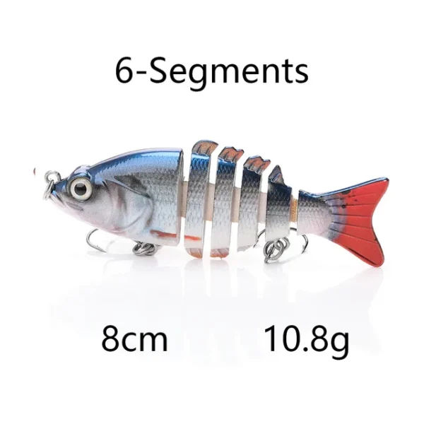 Sinking Wobblers for Pike 8cm/10cm Swimbait Jointed Lures for Fishing Artificial Bait Hard Crankbaits Fishing Lure Tackle - Image 27