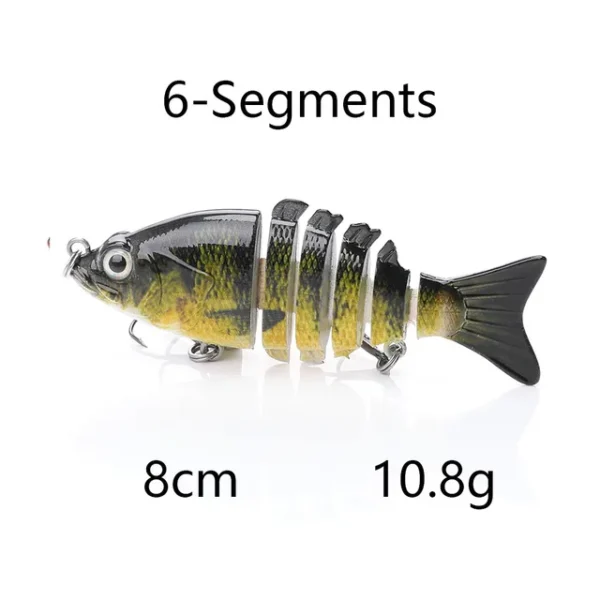 Sinking Wobblers for Pike 8cm/10cm Swimbait Jointed Lures for Fishing Artificial Bait Hard Crankbaits Fishing Lure Tackle - Image 28