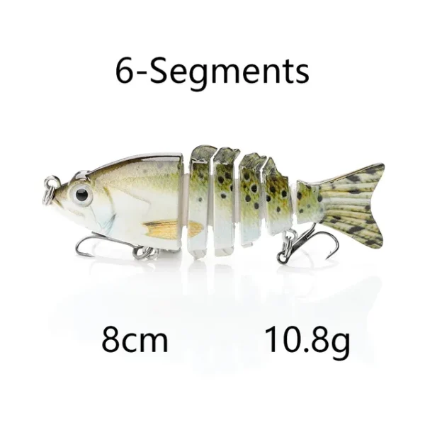 Sinking Wobblers for Pike 8cm/10cm Swimbait Jointed Lures for Fishing Artificial Bait Hard Crankbaits Fishing Lure Tackle - Image 29