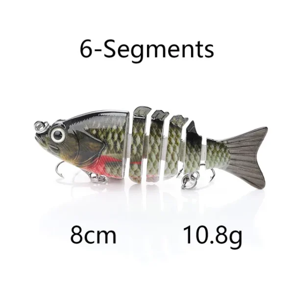 Sinking Wobblers for Pike 8cm/10cm Swimbait Jointed Lures for Fishing Artificial Bait Hard Crankbaits Fishing Lure Tackle - Image 30