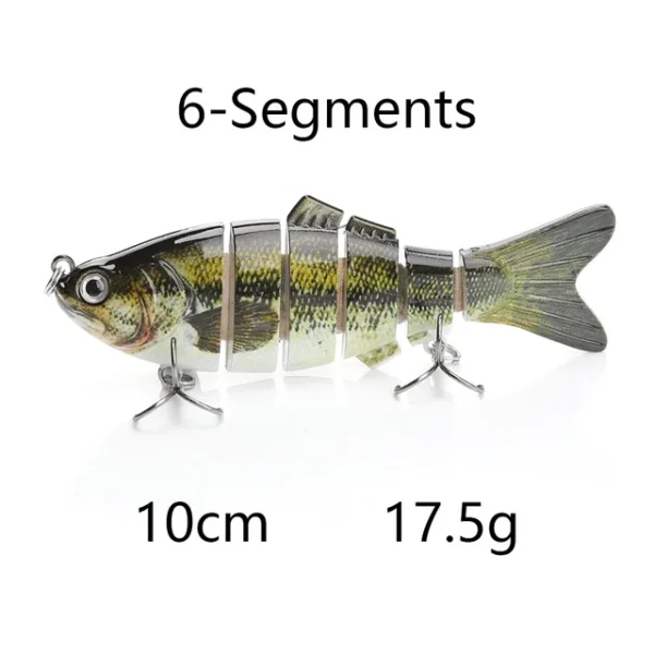 Sinking Wobblers for Pike 8cm/10cm Swimbait Jointed Lures for Fishing Artificial Bait Hard Crankbaits Fishing Lure Tackle - Image 36