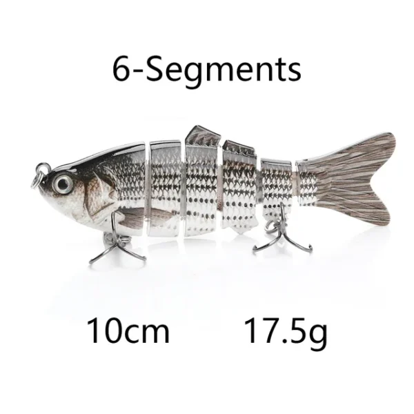 Sinking Wobblers for Pike 8cm/10cm Swimbait Jointed Lures for Fishing Artificial Bait Hard Crankbaits Fishing Lure Tackle - Image 11
