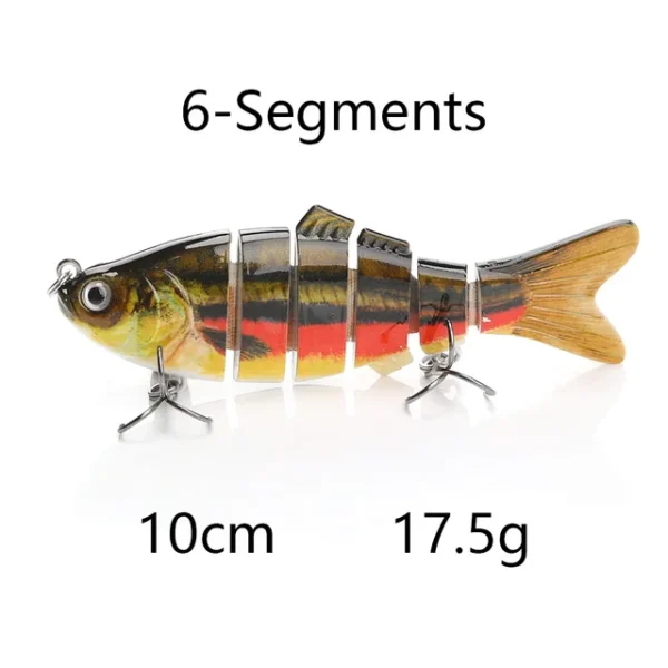 Sinking Wobblers for Pike 8cm/10cm Swimbait Jointed Lures for Fishing Artificial Bait Hard Crankbaits Fishing Lure Tackle - Image 12
