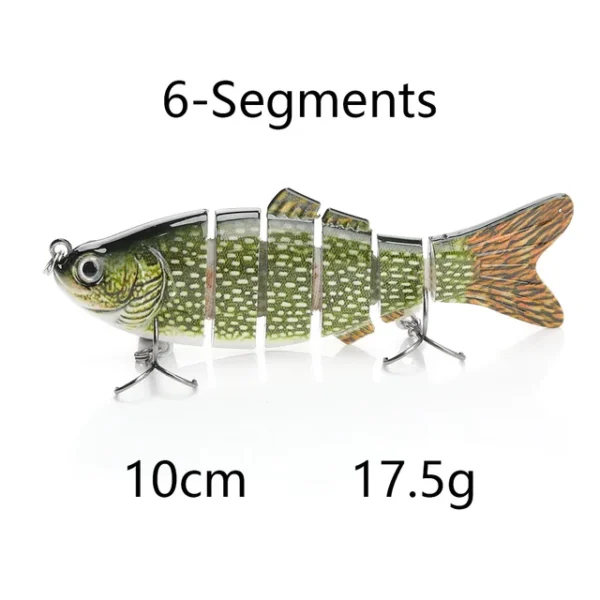 Sinking Wobblers for Pike 8cm/10cm Swimbait Jointed Lures for Fishing Artificial Bait Hard Crankbaits Fishing Lure Tackle - Image 13