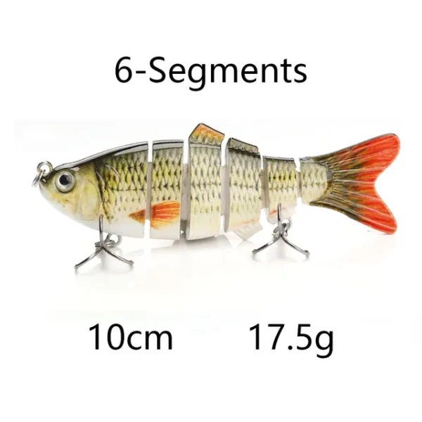 Sinking Wobblers for Pike 8cm/10cm Swimbait Jointed Lures for Fishing Artificial Bait Hard Crankbaits Fishing Lure Tackle - Image 7