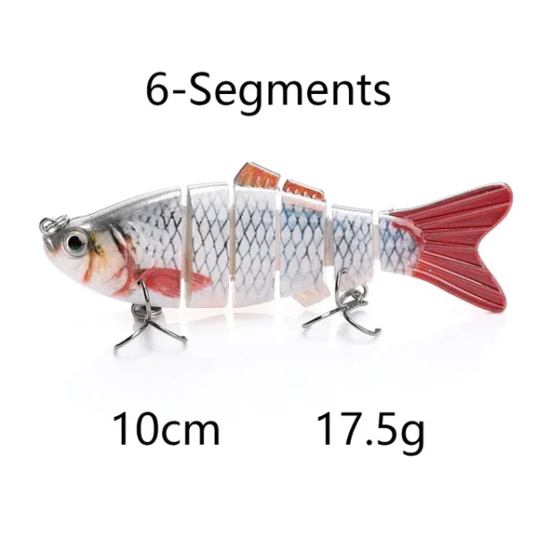 Sinking Wobblers for Pike 8cm/10cm Swimbait Jointed Lures for Fishing Artificial Bait Hard Crankbaits Fishing Lure Tackle - Image 14