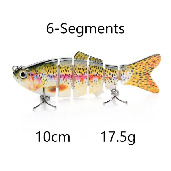 Sinking Wobblers for Pike 8cm/10cm Swimbait Jointed Lures for Fishing Artificial Bait Hard Crankbaits Fishing Lure Tackle - Image 15