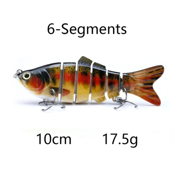 Sinking Wobblers for Pike 8cm/10cm Swimbait Jointed Lures for Fishing Artificial Bait Hard Crankbaits Fishing Lure Tackle - Image 16