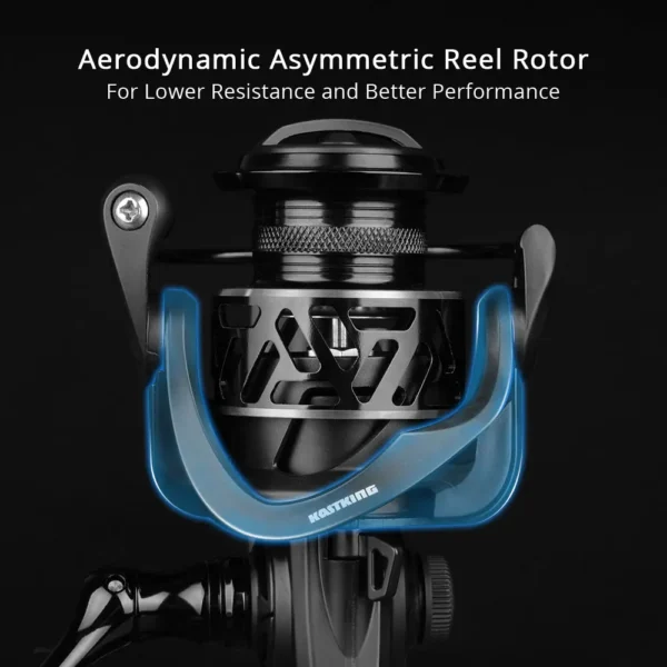 KastKing Zephyr Light Weight Spinning Fishing Reel 7+1Ball Bearings 10 kg Drag Carbon Fiber Drag for Bass Saltwater Fishing Coil - Image 3