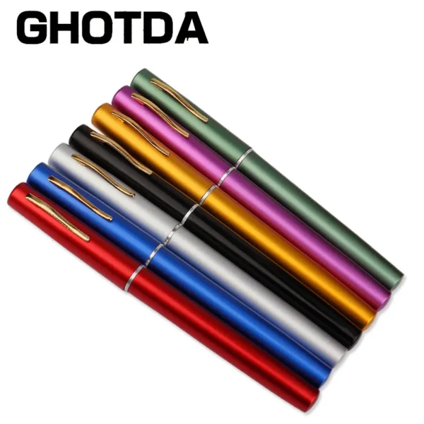 Portable Pocket Telescopic Mini Fishing Pole Pen Shape Folded Fishing Rod With Reel Wheel - Image 2