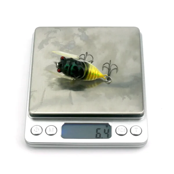 HENGJIA 1pcs Fishing Lure Bass Cicada Pesca 6g 4.2cm Simulation Insects Hard Bait Crankbait Fishing Wobblers  Tackle - Image 6