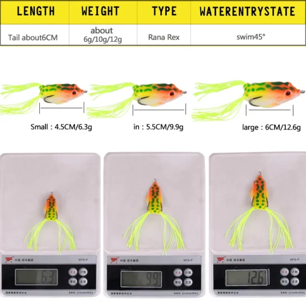 1 PC Soft Fishing Bait Simulated Frog Fishing Lure Reallistic Fish Tail Artificial Fishing Lure Lifelike Fishy Smell Lures - Image 4