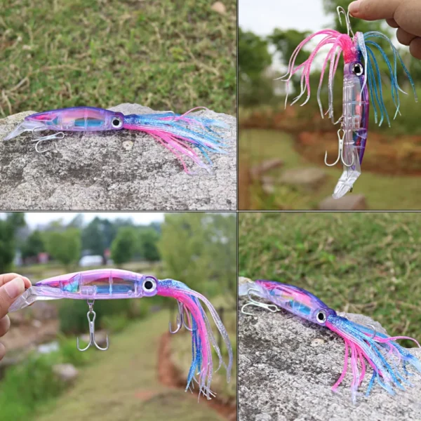 Sougayilang Baits Lures Fishing Tackle Pesca Hard Plastic Octopus Fake Bait Fishing Lure Artificial Saltwater Fishing Lures - Image 5