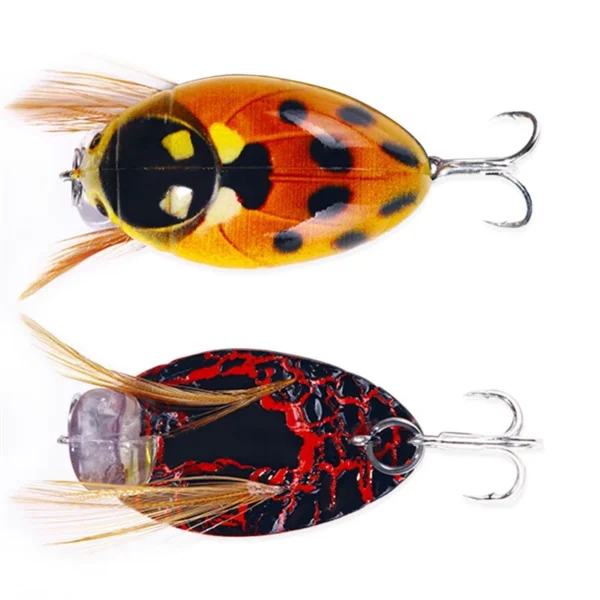 38mm 4g Minnow Lure Topwater Insect Wobblers Fishing Baits Floating Bionics Beetle Bass Lure Mini Catfish Bait for Angler Pesca - Image 8